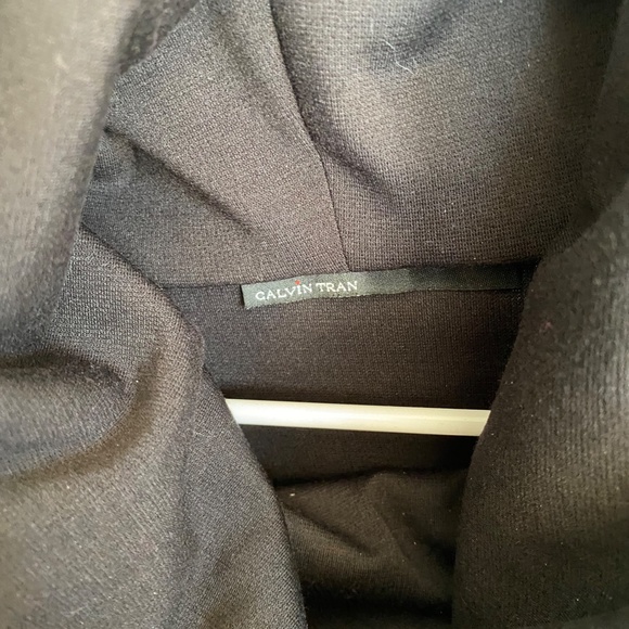 Calvin Tran Black Turtleneck Sweater - Picture 3 of 3